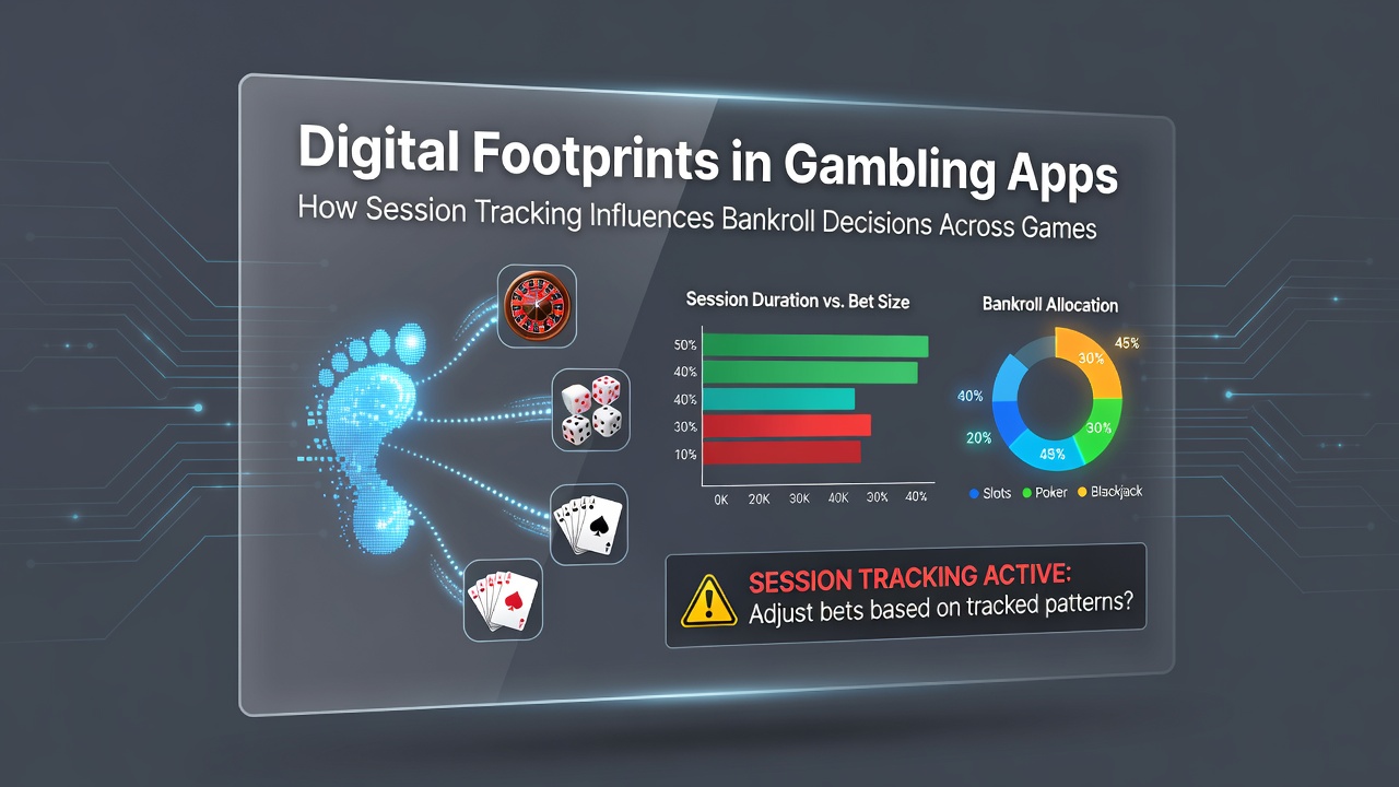 Dashboard view showing real-time session metrics influencing wager recommendations in gambling apps