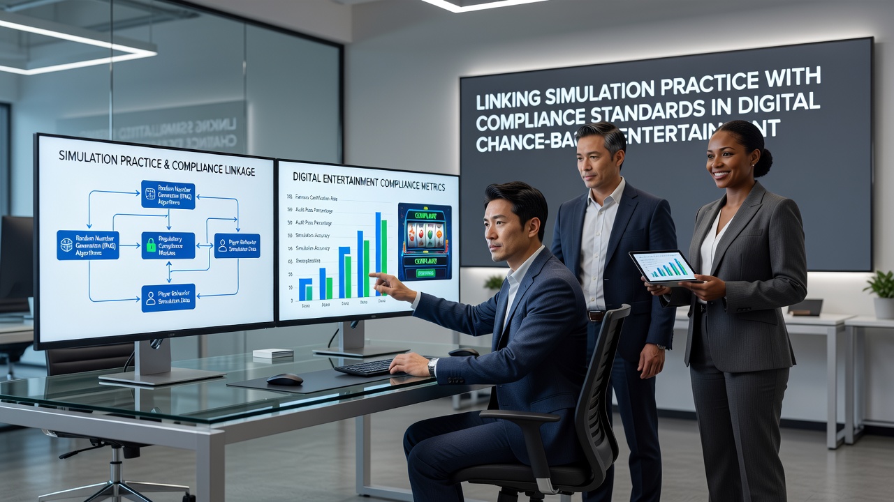 Regulatory compliance dashboard displaying simulation metrics and audit logs