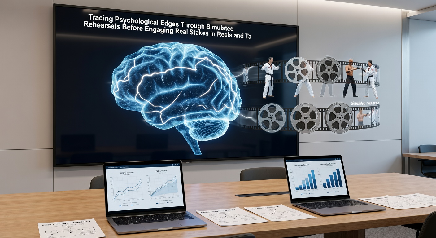 Psychological edge mapping during simulated poker and blackjack sessions at digital tables